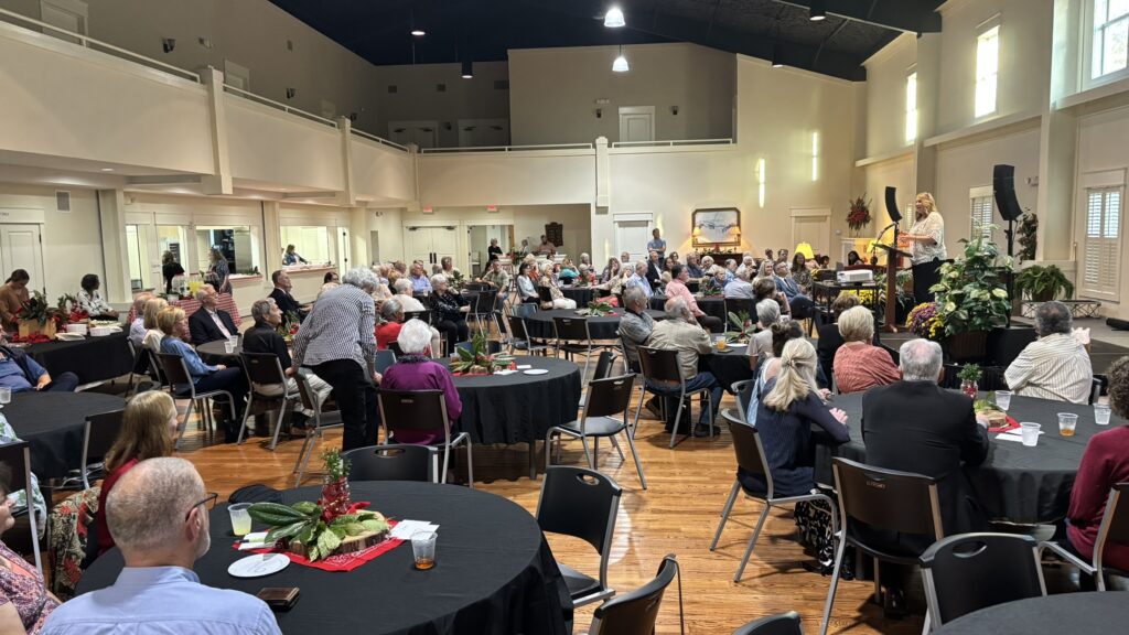 crowd at fundraiser