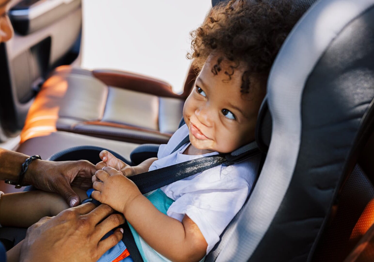 baby in carseat