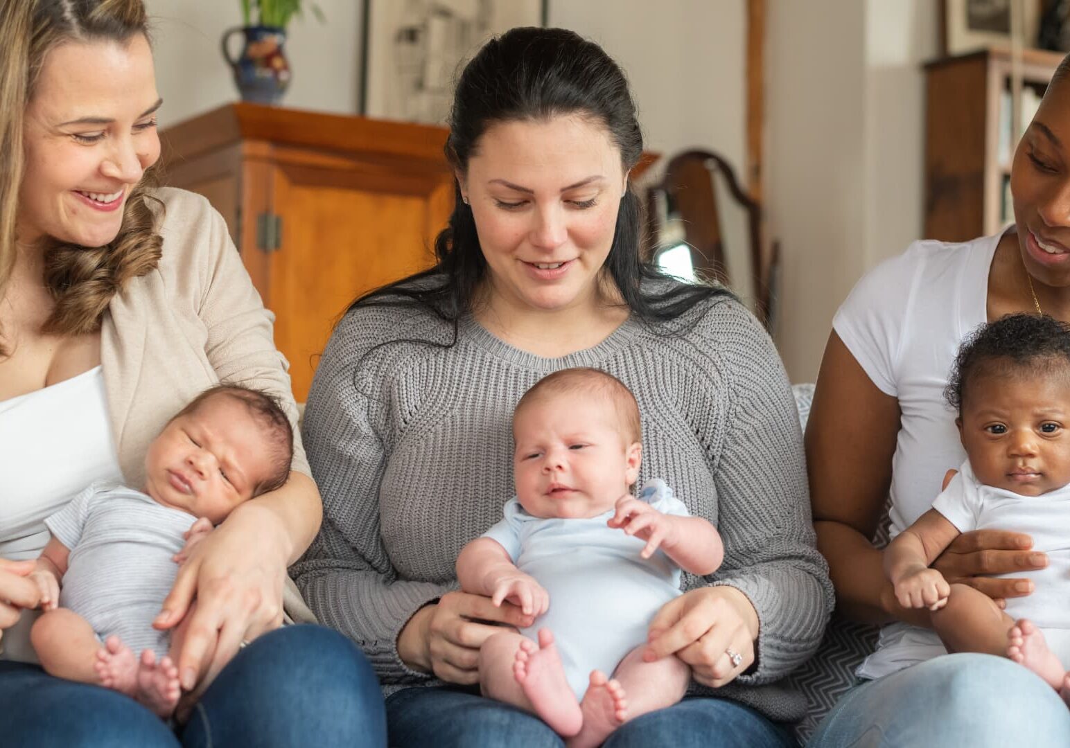 Young moms and babies